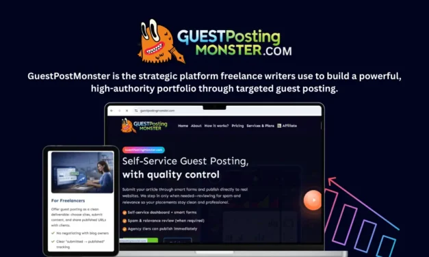 Freelance Writers Leverage GuestPostingMonster for Portfolio Growth