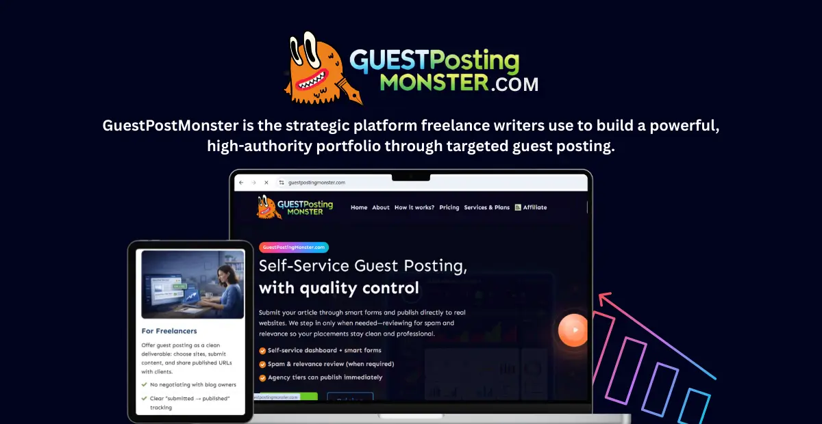 Freelance Writers Leverage GuestPostingMonster for Portfolio Growth